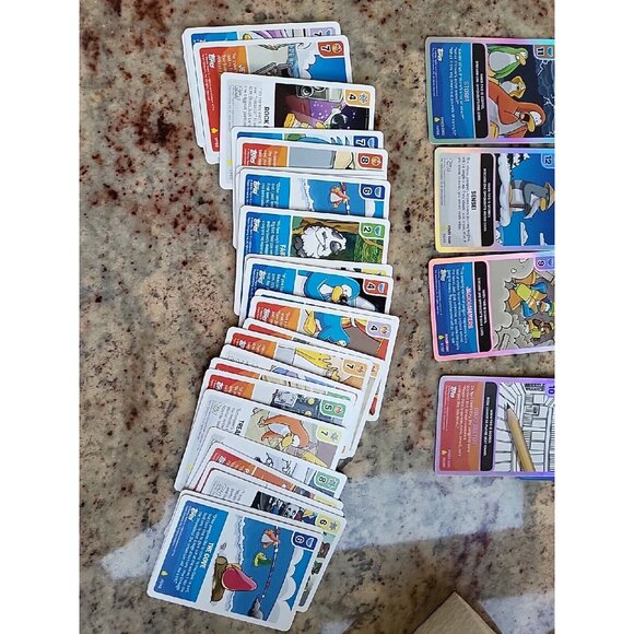 Disney Club Penguin Card Jitsu Lot Dojo Collectors Box Trading Card Game Topps - Picture 10 of 15